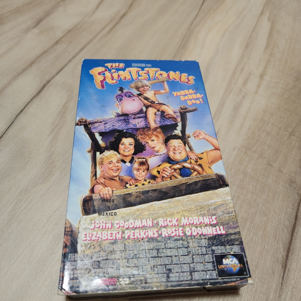 The Flintstones Movie VHS 90s